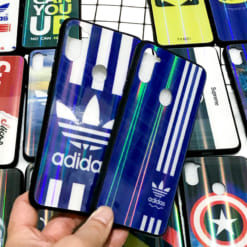 Ốp lưng kính bẩy mầu hình adidas