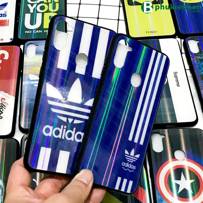 Ốp kính bầy mầu nhiêu mã_5 Ốp lưng kính bẩy mầu hình adidas