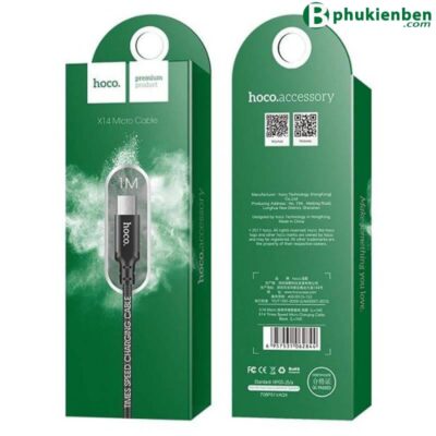 Cáp sạc HOCO X14 - Micro 1M