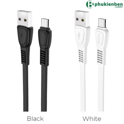 Cáp Sạc nhanh 2.4A Hoco X40 Micro Cáp Sạc nhanh 2.4A Hoco X40 Micro trắng đen