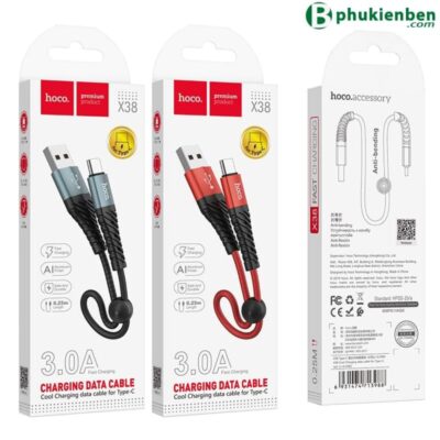 Cáp sạc Hoco X38 Type C - 25cm