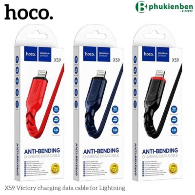 Cáp sạc Hoco X59 Lightning - 1m