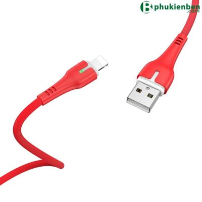 Cáp sạc nhanh 2.4A Hoco X45 Lightning - 1 M Cáp sạc nhanh 2.4A Hoco X45 Lightning - 1M đỏ