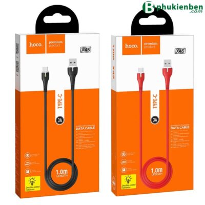 Cáp sạc nhanh 2.4A Hoco X45 Type C - 1M