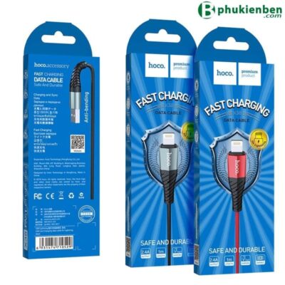 Cáp sạc nhanh 3A 1m Hoco X38 Lightning