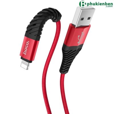 Cáp sạc nhanh 3A 1m Hoco X38 Lightning Cáp sạc nhanh 3A 1m Hoco X38 Lightning đỏ