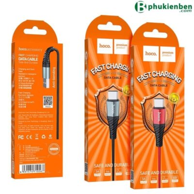Cáp sạc nhanh 3A 1m Hoco X38 Type C