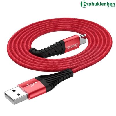 Cáp sạc nhanh 3A 1m Hoco X38 Type C Cáp sạc nhanh 3A 1m Hoco X38 Type C đỏ
