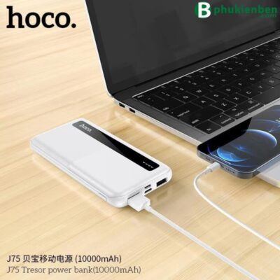 Pin sạc dự phòng Hoco J75 10.000 Pin sạc dự phòng Hoco J75 10.000 khi sạc