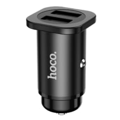Tẩu sạc xe hơi Hoco NZ4 dong 24W có 2 cổng USB chụp đứng
