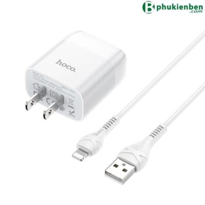 Bộ sạc Hoco C73 Lightning - Ảnh 2