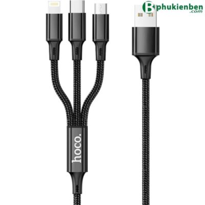 Cáp Sạc Nhanh Hoco CX3 - 3 đầu - Ảnh 4