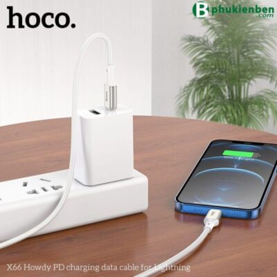 Cáp Sạc Nhanh Hoco X66 lightning PD 20W Cáp Sạc Nhanh Hoco X66 lightning PD 20W - Ảnh 2