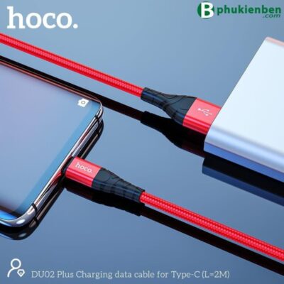 Cáp sạc Hoco DU02 typeC 2M Cáp sạc Hoco DU02 typeC 2M - Ảnh 3