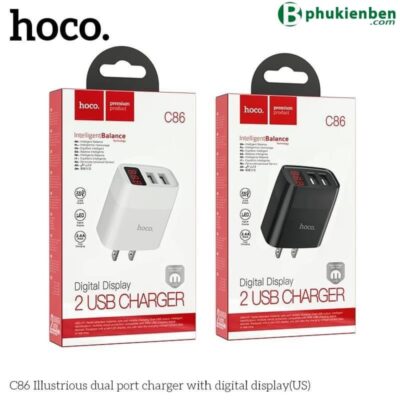 Củ Sạc Hoco C86 - Sạc Báo Đèn