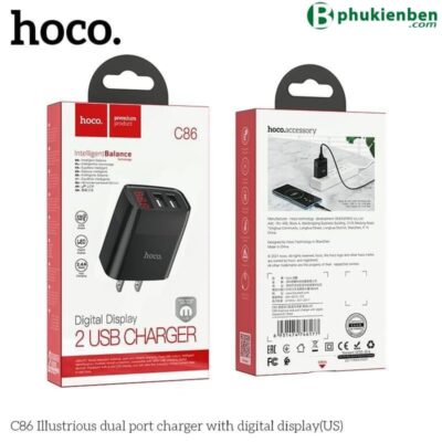 Củ Sạc Hoco C86 - Sạc Báo Đèn Củ Sạc Hoco C86 - Sạc Báo Đèn - Ảnh 3