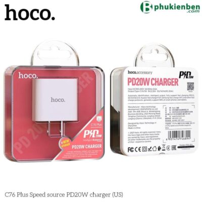Củ Sạc Nhanh Hoco C76 - PD3.0 20w