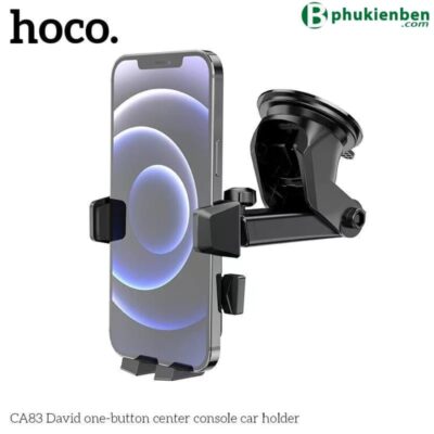 Giá đỡ điện thoại ô tô Hoco CA83 kẹp 62–95mm Giá đỡ điện thoại ô tô Hoco CA83 kẹp 62–95mm - Ảnh 2