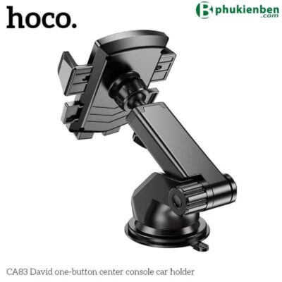 Giá đỡ điện thoại ô tô Hoco CA83 kẹp 62–95mm Giá đỡ điện thoại ô tô Hoco CA83 kẹp 62–95mm - Ảnh 3