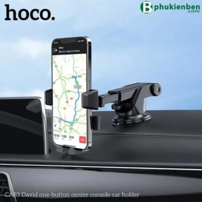 Giá đỡ điện thoại ô tô Hoco CA83 kẹp 62–95mm Giá đỡ điện thoại ô tô Hoco CA83 kẹp 62–95mm - Ảnh 4