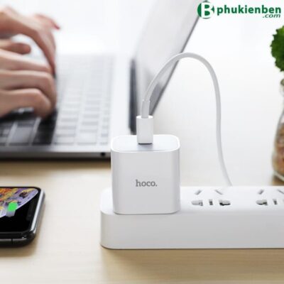 Set củ sạc Type C sang lightning C76 HOCO - Ảnh 3