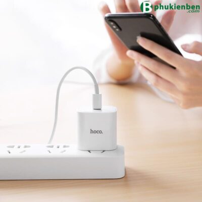 Set củ sạc Type C sang lightning C76 HOCO - Ảnh 4