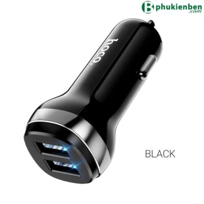 Tẩu Sạc Xe Hơi Hoco Z40 Superior – Hai Cổng USB, Thiết Kế Vân Carbon Hiện Đại Tẩu Sạc Xe Hơi Hoco Z40 Superior – Hai Cổng USB, Thiết Kế Vân Carbon Hiện Đại - Ảnh 3