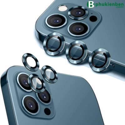 Kính cường lực bảo vệ camera mầu xanh