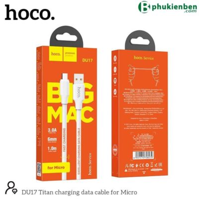 Cáp Sạc Hoco DU17 Micro 1m