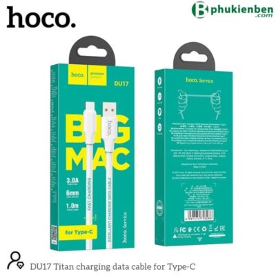 Cáp Sạc Hoco DU17 TypeC 1m