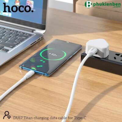 Cáp Sạc Hoco DU17 TypeC 1m - Ảnh 3