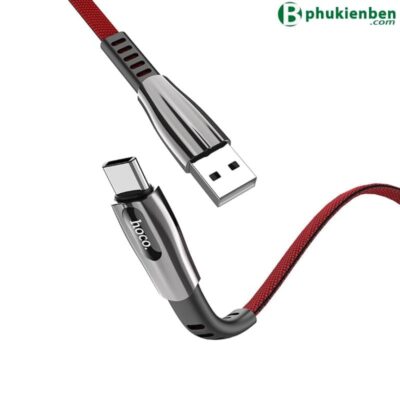 Cáp Sạc nhanh 2.4A chống đứt gãy Hoco U70 TypeC - Ảnh 4