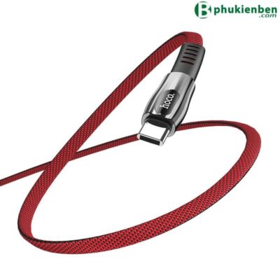 Cáp Sạc nhanh 2.4A chống đứt gãy Hoco U70 TypeC - Ảnh 2