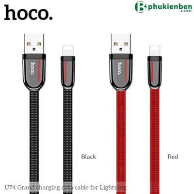 Cáp sạc nhanh HOCO 2.4A U74 lightning 1.2m Cáp sạc nhanh HOCO 2.4A U74 lightning 1.2m - Ảnh 3