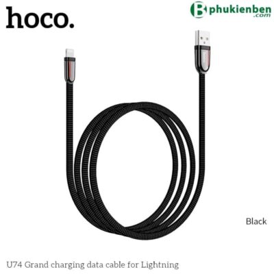 Cáp sạc nhanh HOCO 2.4A U74 lightning 1.2m Cáp sạc nhanh HOCO 2.4A U74 lightning 1.2m - Ảnh 4