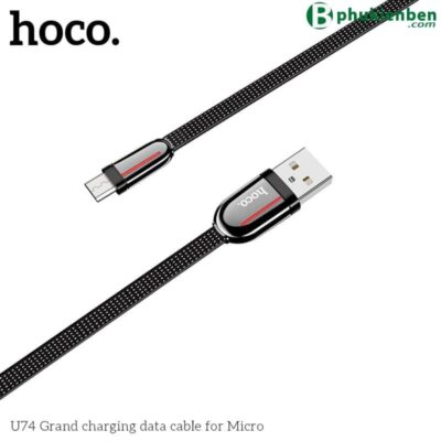 Cáp sạc nhanh Hoco 2.4A U74 micro Cáp sạc nhanh Hoco 2.4A U74 micro - Ảnh 4