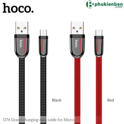 Cáp sạc nhanh Hoco 2.4A U74 micro Cáp sạc nhanh Hoco 2.4A U74 micro - Ảnh 2