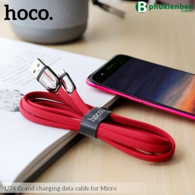 Cáp sạc nhanh Hoco 2.4A U74 micro Cáp sạc nhanh Hoco 2.4A U74 micro - Ảnh 3