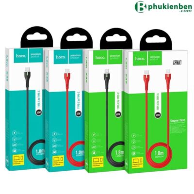 Cáp sạc nhanh Hoco X45 Type-C sang Type-C 1,8m Cáp sạc nhanh Hoco X45 Type-C sang Type-C 1,8m - Ảnh 3