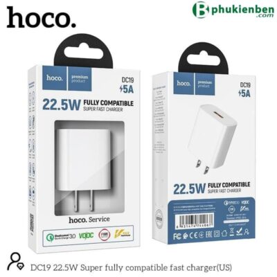 Củ sạc Hoco DC19 QC3.0 một cổng USB-A