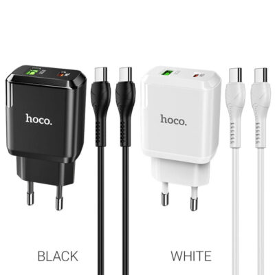 Củ Sạc Hoco N5 - PD20W + QC3.0 - TypeC to TypeC Củ Sạc Hoco N5 - PD20W + QC3.0 - TypeC to TypeC - Ảnh 3