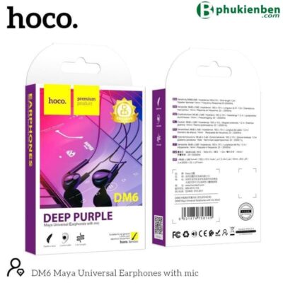 Tai Nghe Dây Hoco DM6 - Chân 3,5mm