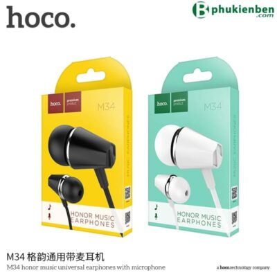 Tai Nghe Hoco M34 Có Mic, Jack 3.5mm, Dây 1.2m