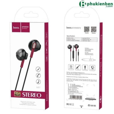 Tai Nghe Hoco M57 Có Mic Jack 3.5mm – Dây Dài 1,2m