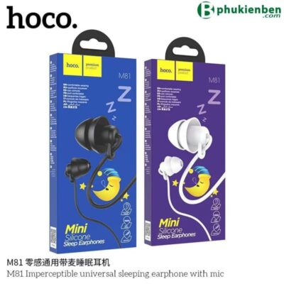 Tai Nghe Hoco M81 Có Mic – Jack 3.5mm, Đệm Silicon Mềm