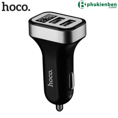 Tẩu Sạc Xe Hơi Hoco Z3 – Tích Hợp Màn Hình LED Hiển Thị Điện Áp Bình Ắc Quy - Ảnh 2