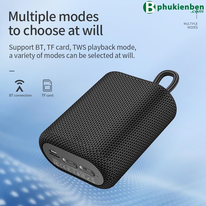 Loa Bluetooth Hoco BS47 (12) Loa Bluetooth Hoco BS47 hỗ trợ nhiều cách kết nối