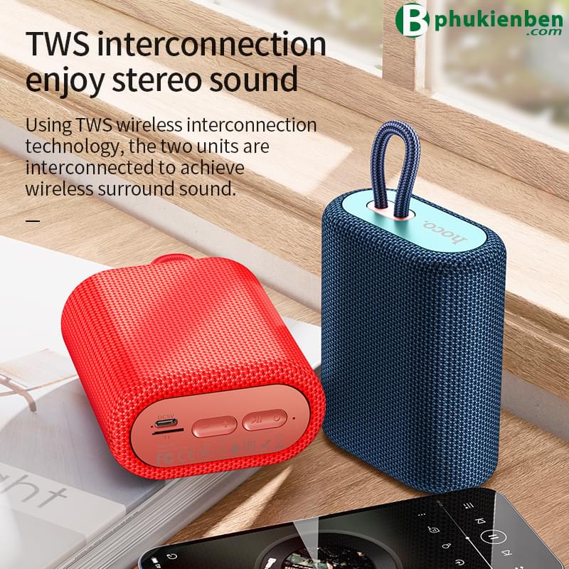 Loa Bluetooth Hoco BS47 (3) Loa Bluetooth Hoco BS47 mang đến cho bạn trải nghiệm âm nhạc tuyệt hảo