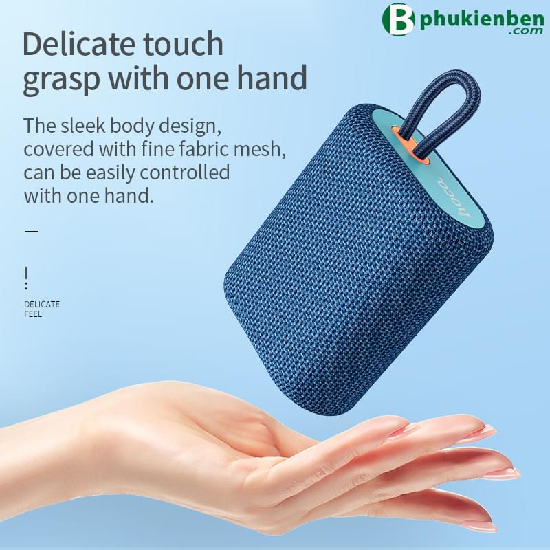 Loa Bluetooth Hoco BS47 (8) Loa này nhỏ gọn và dễ dàng mang theo bất cứ nơi đâu