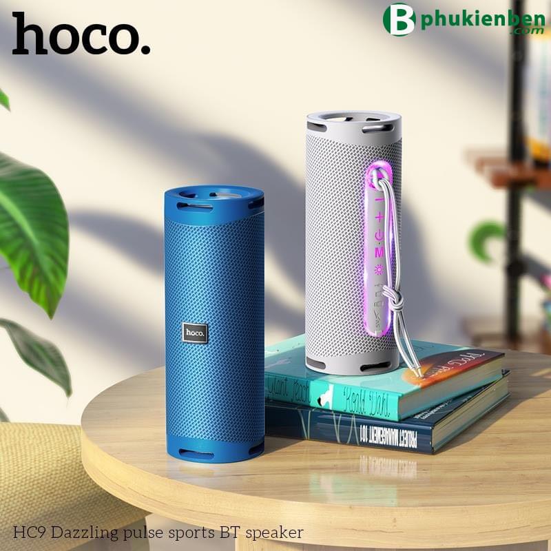 Loa Bluetooth Hoco HC9 (1) Thiết kế hiện đại và tính năng đa dạng
